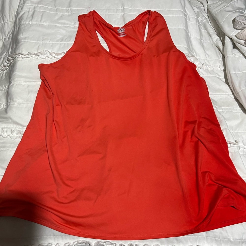 Orange Athletic Works Racerback workout shirt. Size XXXL (22). Perfect condition